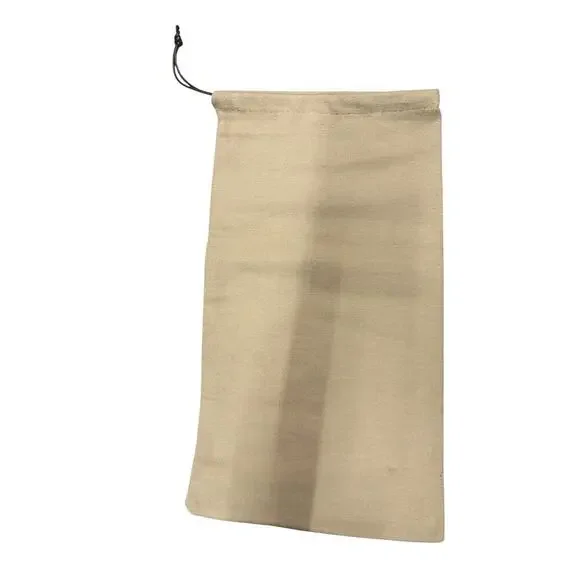 Bottega Veneta Beige Leather Drawstring Shoe Bag - Picture 2 of 4